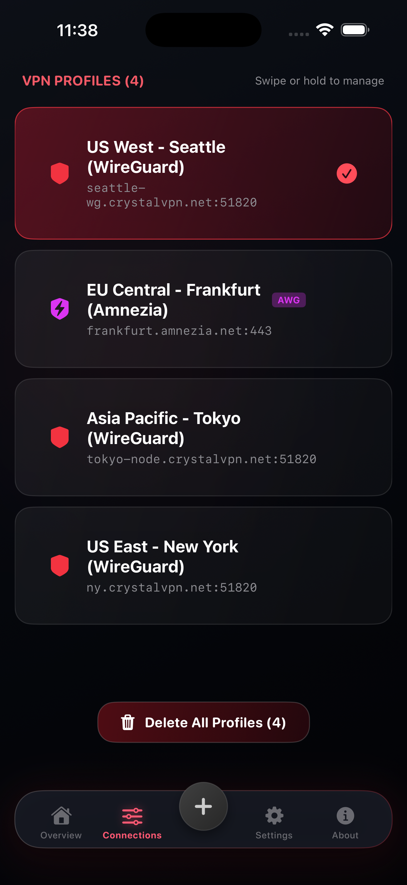 WireGuard iOS Profile Vault